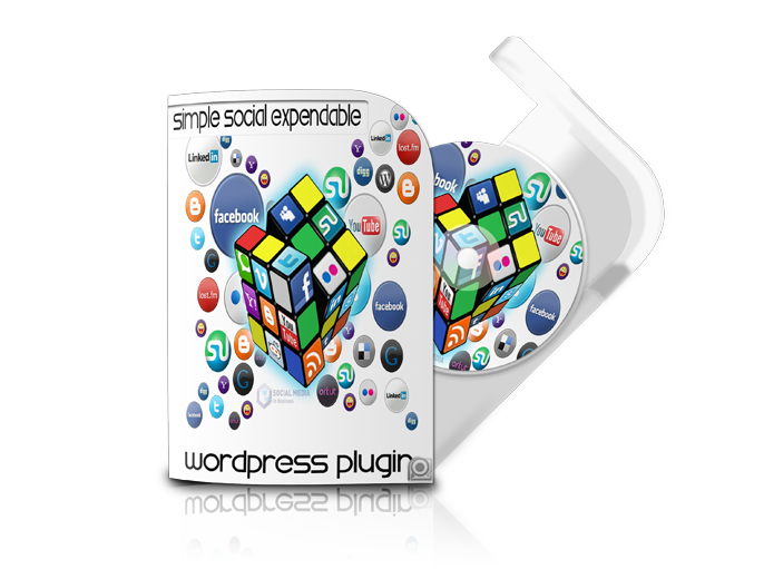Simple Social Expandable plugin, Google follow plugin is fully customizable