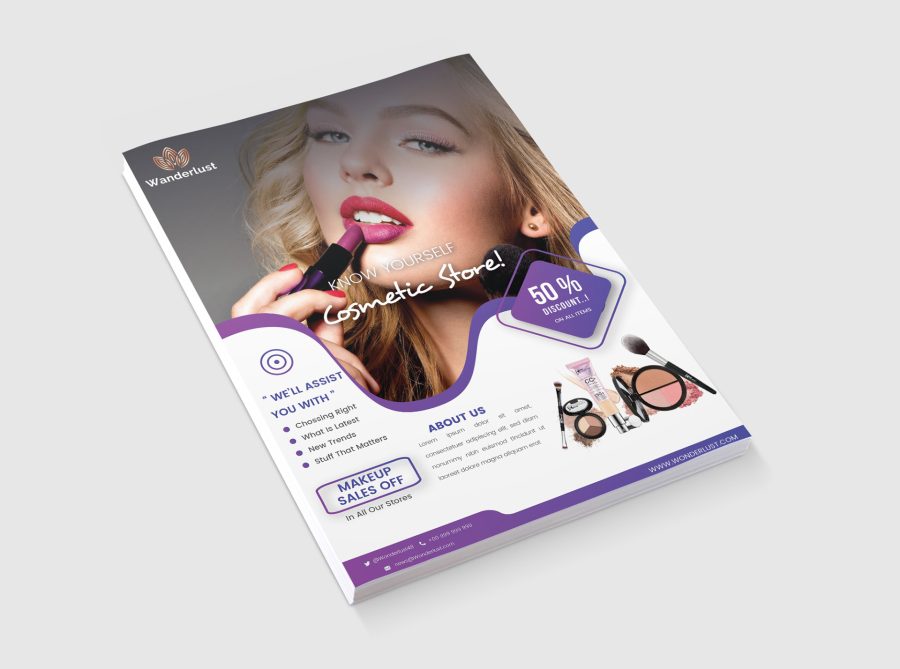 I will design professional flyer & brochures 