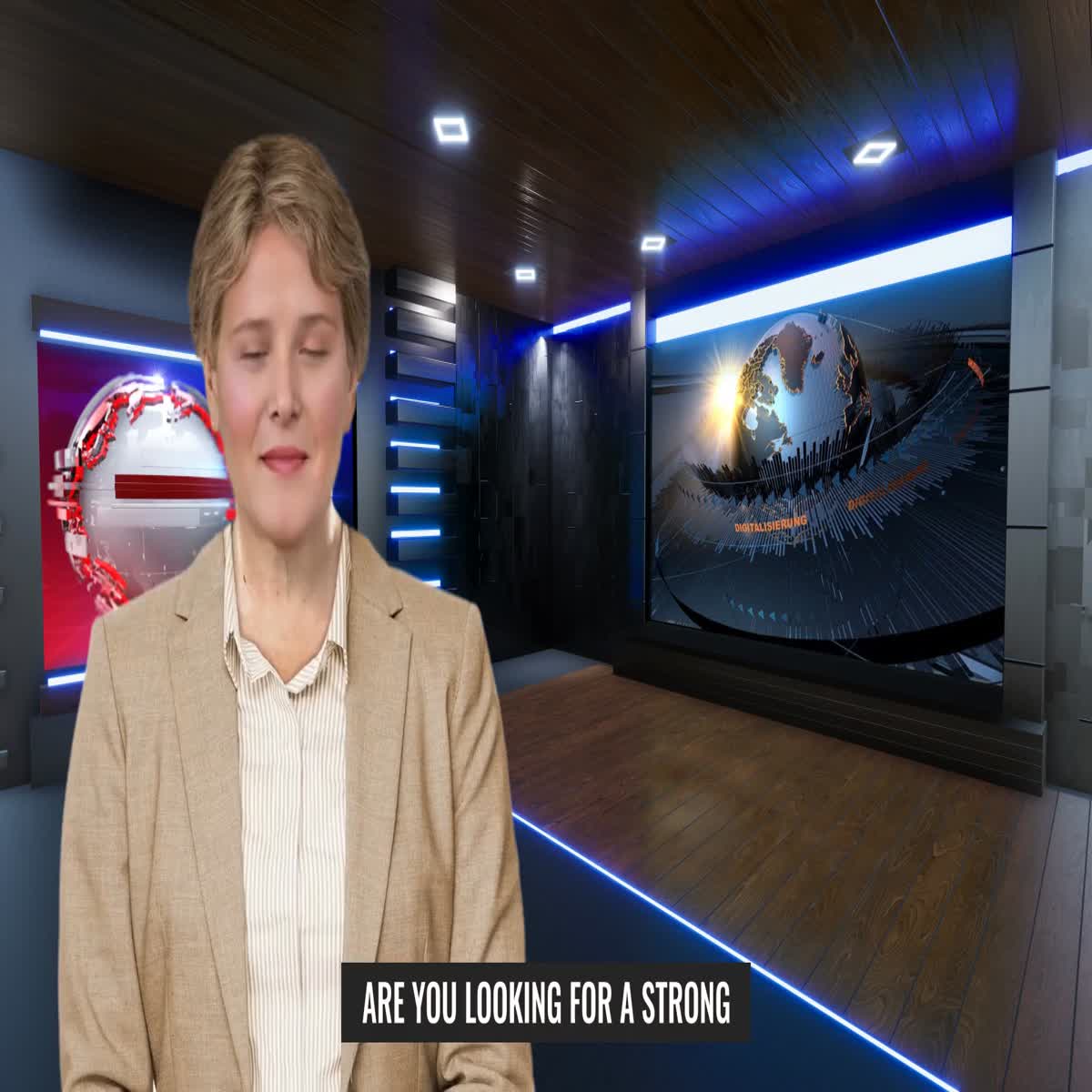 professional video of a female spokesperson for your project 