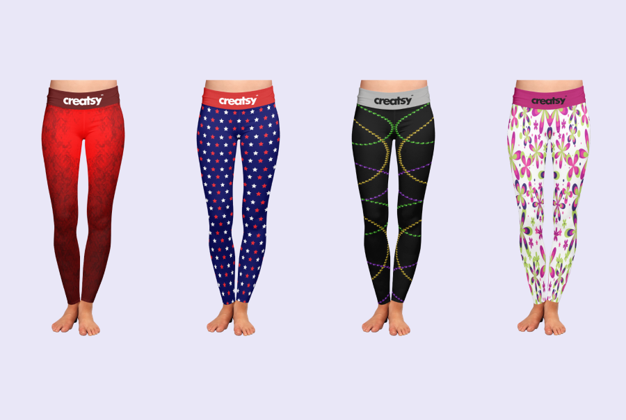 I will design leggings and yoga pants by pattern