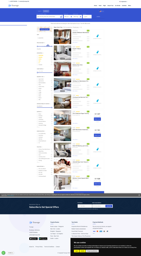 Automated Travel Affiliate Website with Travelpayouts API Integration. Enjoy Free Hosting Forever!