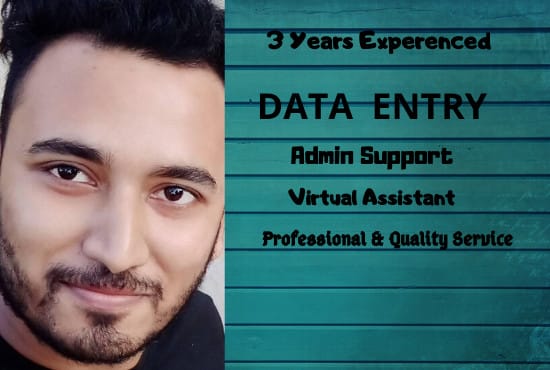 I will do data entry, copy paste and excel data entry work 