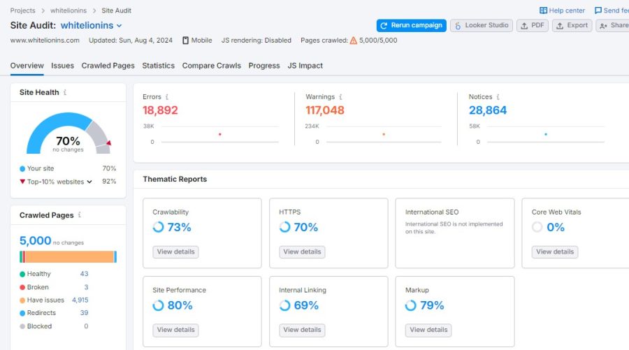 I will provide a website SEO audit report action plan and competitor analysis