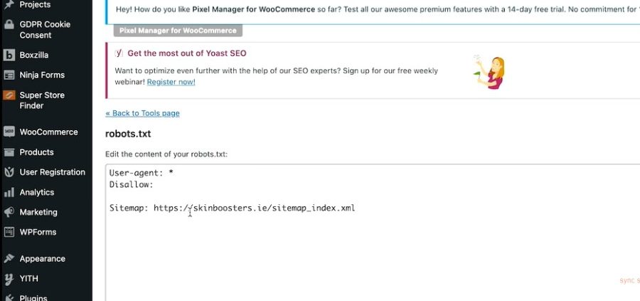 I will create or fix optimize XML sitemap and robots txt for your website