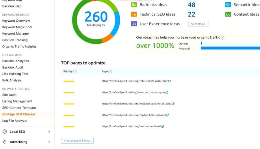 I will provide Onpage SEO and optimization your website for Google