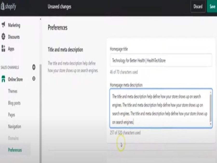 I will optimize the On page SEO for your Shopify website
