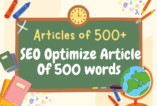 I will be your SEO content writer with skill of content writing