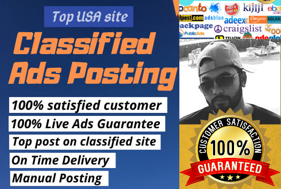 I will do classified ad posting for you