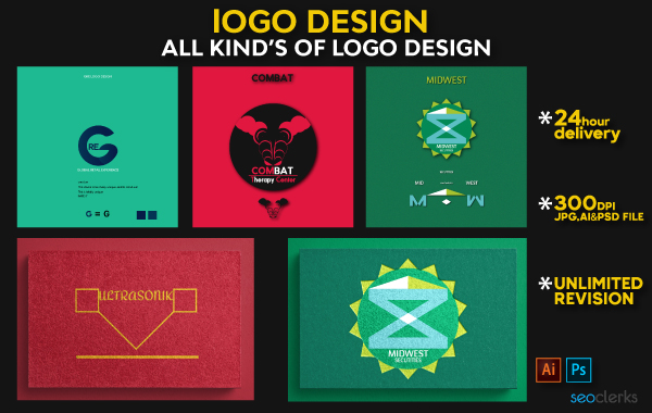 I Will Do Minimalist and Modern Logo Design