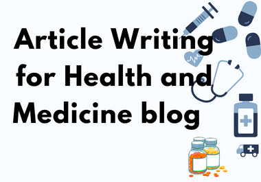 I will provide 500+ unique words SEO Optimized Article for your Blog and Website. 