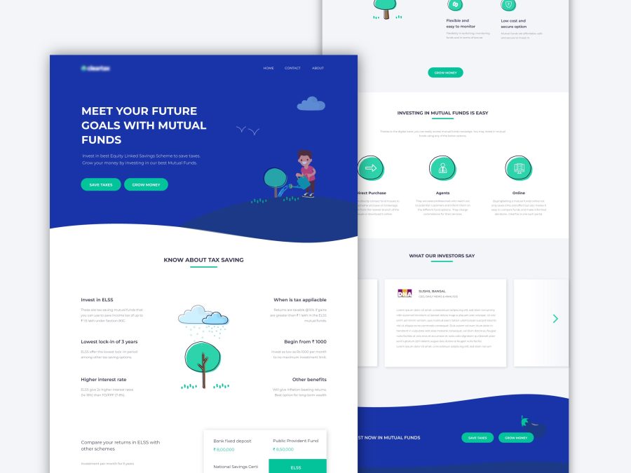 I will design 1 page landing page