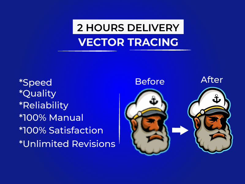 I will vector tracing, redraw ,recreate logo ,image , vectorise perfectly.