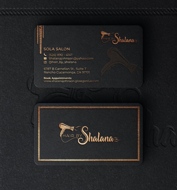 Design luxury business card design
