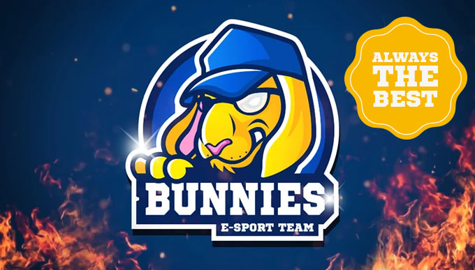 I will design esport logo for game,sports,team,cartoon,twitch