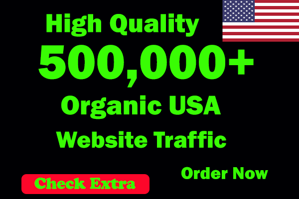 I Will Drive 500,000 USA Keyword Targeted Traffic To Your Website within 60 Days.