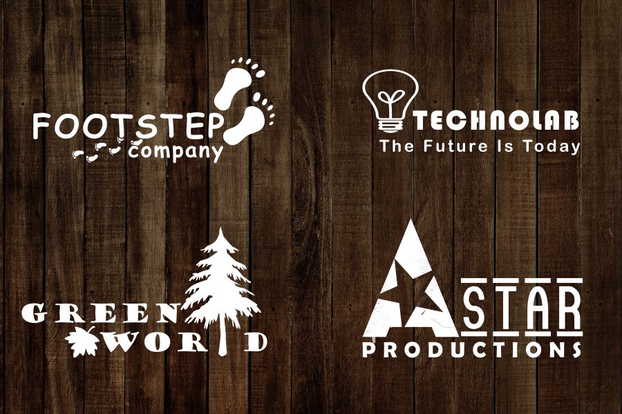 I will design modern amazing flat minimalist logo