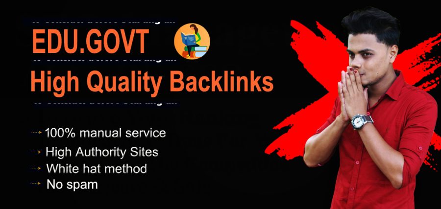 I will create high authority Edu govt dofollow SEO backlinks 