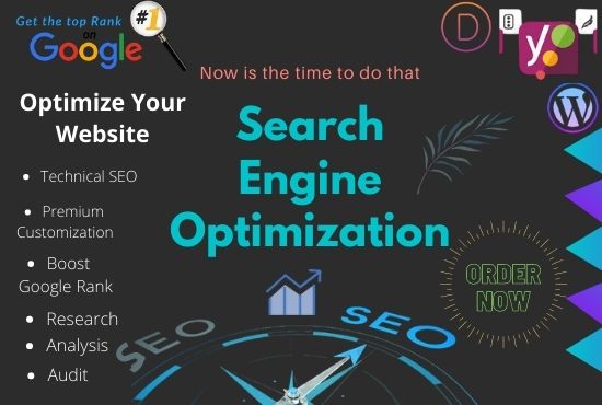 I will set up, optimize your website with SEO for google ranking