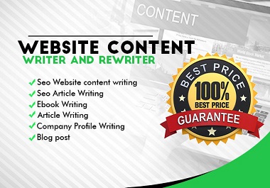 I will be your SEO website content writer, article writer, blog post writer