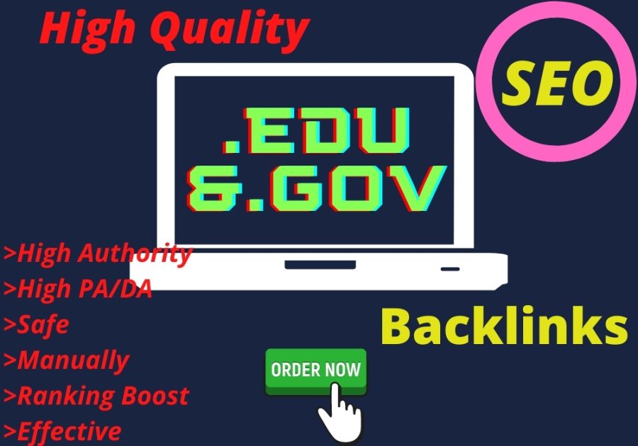 I will provide 20 HQ EDU.GOV Profile Backlinks Manually