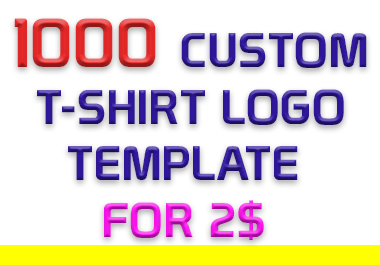 High Quality 1000 Custom PNG Format T-Shirt Logo Design 