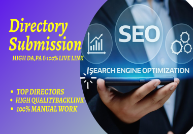 I will do 50 powerful manual directory submission backlinks