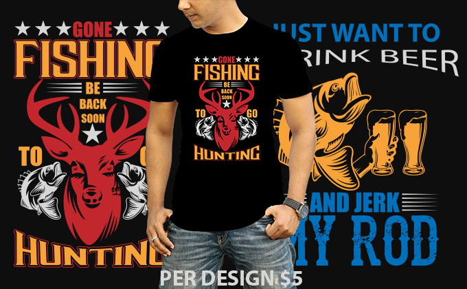 I will do creative typography t-shirt design for teespring