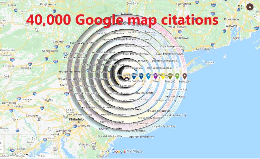 I will do 40,000 accurate Google map citations for your local seo