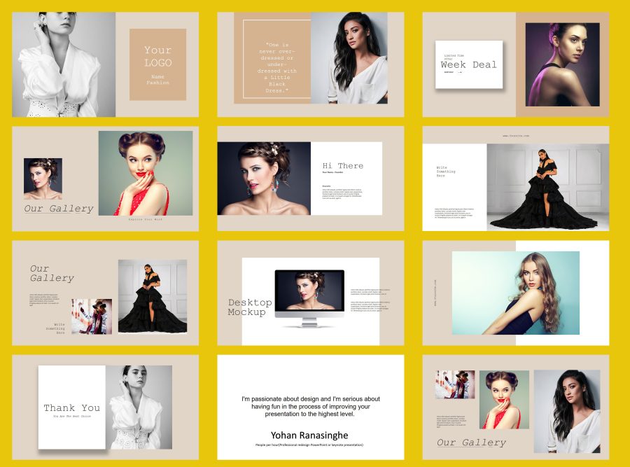 Design PowerPoint or keynote presentation