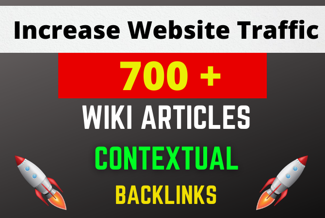 700+ wiki article contextual seo backlinks service 