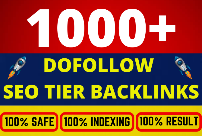 Build 1000 plus ultra SEO Dofollow tier backlinks 