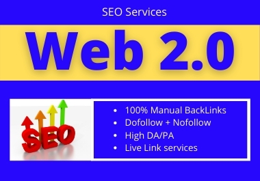 10 Web2.0 High Authority permanent dofollow contextual unique backlink 