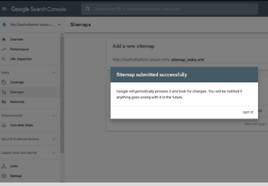 I will index your website Google search console within 24 hours