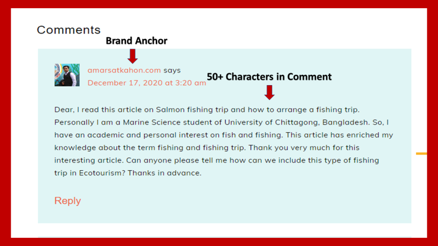 50 Manual High Quality Blog Comments & 10 Edu/Gov Profile Backlinks