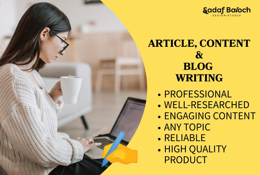 I will write compelling articles, content and blog posts