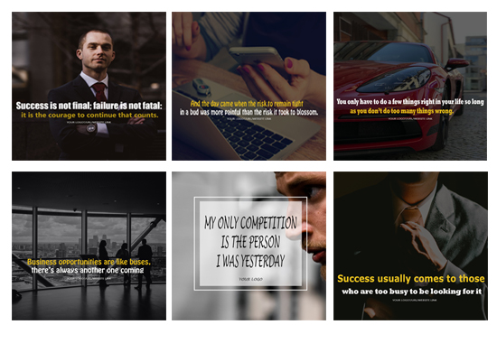  design motivational or inspirational 10 quotes images for instagram