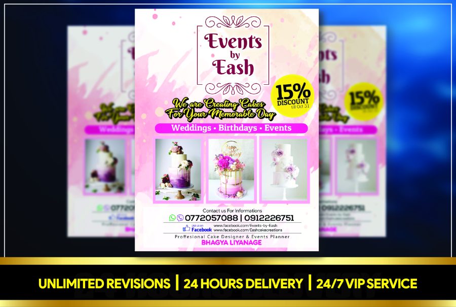 I will design a amazing flyer, banner, poster, brochure, poster, business cards