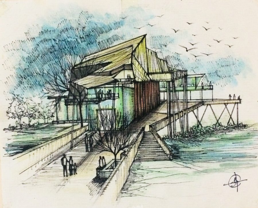 I will do all kind of architectural hand sketches