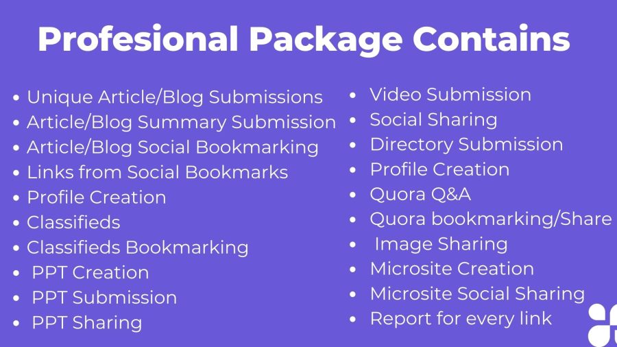 Complete Monthly off Page SEO Package with Manual Backlinks