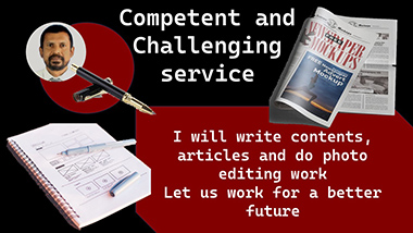 Content writing, article writing and photo editing 
