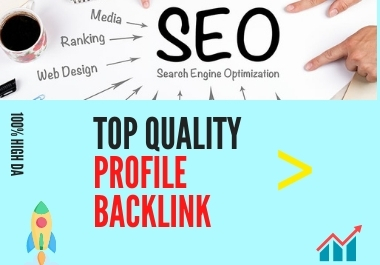 I will manually create 100+ high quality profile backlinks