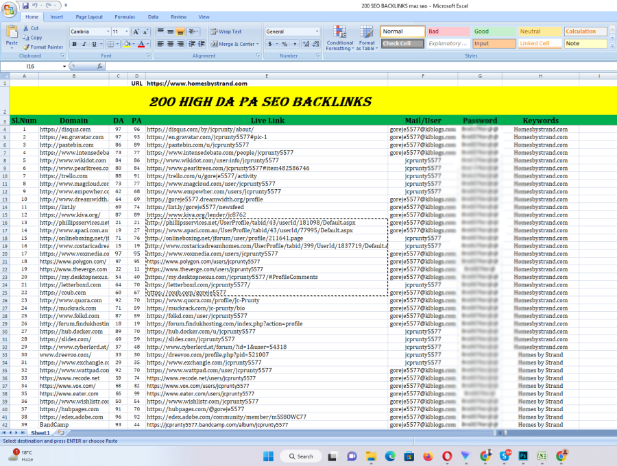 I will create 150 high DA-PA PR9 profile Backlinks.