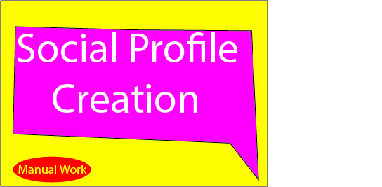 I will manually create 55 Social profile creation seo backlinks with high DA PA