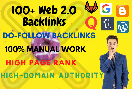 Get 30+ High-Quality, Do-Follow WEB 2.0 Backlinks for ranking top your website 