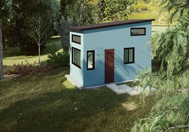 I will create 3d tiny house rendering interior or exterior