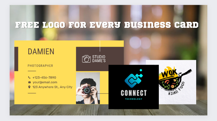 Modern Business Card Designs with FREE Logo