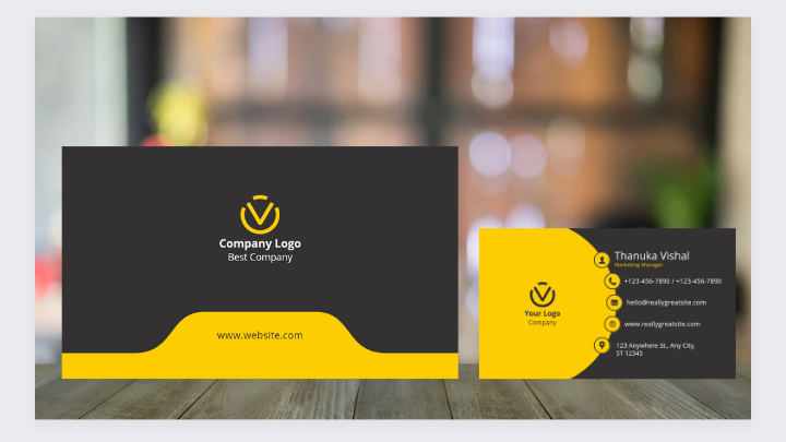 Modern Business Card Designs with FREE Logo