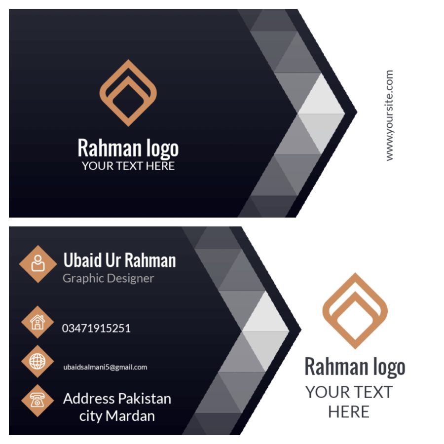 I design all types of business card