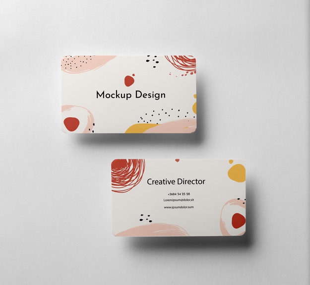 I will design minimal and elegant business cards