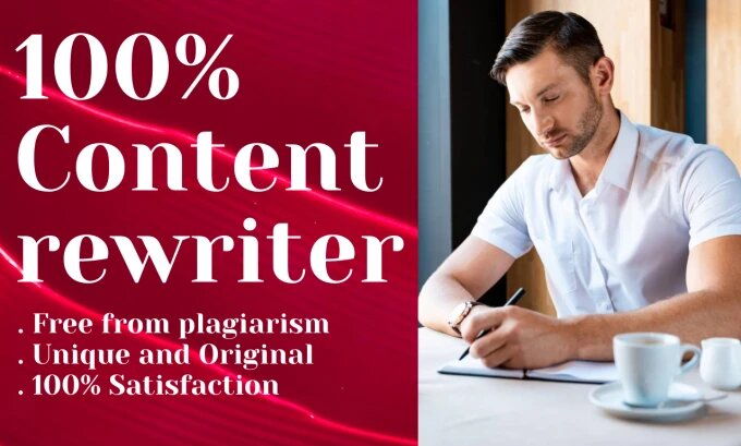 I will rewrite 1000 words article or blog post to become original and plagiarism-free